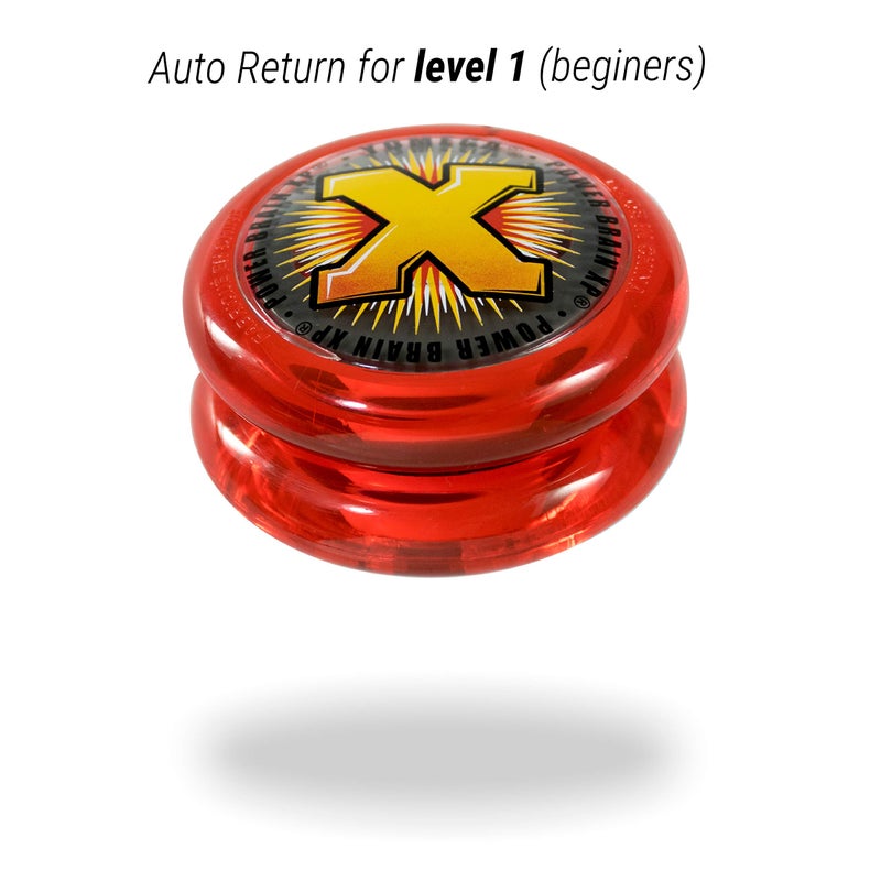 Yomega Power Brain XP yoyo - Includes Synchronized Clutch and a Smart Switch which enables Players to Choose Between auto-Return and Manual Styles of Play + Extra 2 Strings (red) - Image 4